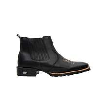 Texan Boot + Watch + Wallet + Hat + Belt - 黑色 - 查看 5