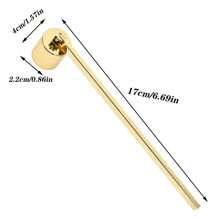 Stainless Steel Candle Accessory Set,Candle Wick Trimmer Cutter+Candle Snuffer Extinguisher+Wick Dipper+Storage Tray+Gift Package For Candle Lover (Multicolor) The Product Has Some Scratches &Chromatic Aberration - Multicolor - View 47