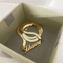 1 件粉色亚克力名牌吊坠项链，个性化彩虹亚克力名牌项链，独特礼物，万圣节装饰品。 - 多色 - 查看 4