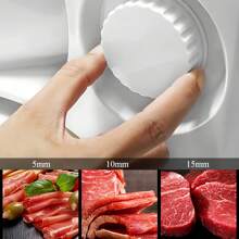 PANCERKA Meat Slicer Electric Deli Food Slicer With Child Lock Protection, Removable 7.5'' Stainless Steel Blade And Food Carriage, Adjustable Thickness Food Slicer Machine For Meat, Cheese, Bread(150W)