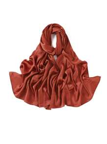 1 Peça Acessórios de Abaya de Alta Qualidade em Cor Sólida para Senhoras, Lenço de Crepe de Cetim de Seda com Brilho de Pedrinhas Strass, Xale Brilhante e Cintilante, Faixa para Cabeça de Mulher