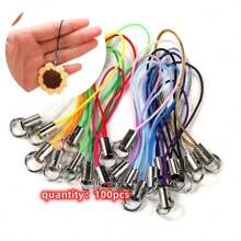 100pcs Lanyards With Lobster Clasp, Key Chains & Keyring Pendant Accessories - 100PCS - View 9