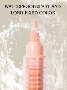 1pc Direct Liquid Soft Tip Acrylic Marker Pen, 12/24/48/72 Colors, Student Dedicated Non-Transparent, Multi-Color Available, Stackable, Watercolor Pen, For Art Students, DIY Colored Brush - Straight Liquid Soft Tip Marker Pen - View 9