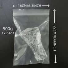 500克/1公斤透明果冻蜡，自制蜡烛凝胶蜡，手工材料，水晶凝胶蜡烛蜡，用于蜡烛制作和手工香薰蜡烛用品 - 白色 - 查看 3