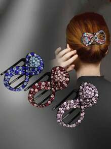 1个鸟巢发髻造型器,发饰,发夹,发圈,发髻定型器,带水钻装饰马尾夹,快速造型工具,易于使用的发髻造型器,适合初学者、学生、女孩和女性,适用于节日、派对、音乐节、秋季、旅行、美发工具、发饰、秋季、美发配件、旅行、女士美发配件、女士发饰、美发工具、发饰、美妆配件、礼物、旅行、送给女性的礼物、美妆配件、圣诞礼物、圣诞礼物、送给女性的圣诞礼物、成人圣诞礼物、成人圣诞礼物、美妆配件、成人圣诞礼物、成人发饰、成人发饰、成人发饰、礼物创意、美妆圣诞礼物、送给女性的礼物、优雅爪夹 - 彩色 - 查看 10