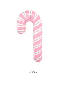 5 件装圣诞节拐杖糖铝箔气球圣诞老人拐杖气球圣诞新年派对装饰圣诞节家居装饰，圣诞节 - 彩色 - 查看 5