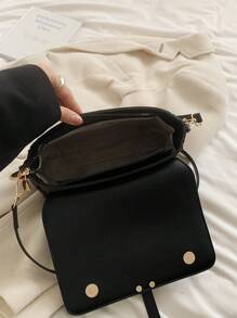 Retro Crossbody Shoulder Bag Suitable For Daily Use By Women, Bag For Women Elegant - màu đen - Xem 11