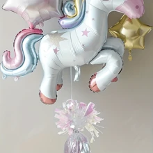 2/4 piezas Pesos de globo de papel de aluminio de colores, pesos de globo de gran resistencia, pesos de globo de papel de aluminio, decoración de mesa para fiestas de cumpleaños y bodas, pesos para globos de helio, bricolaje con globos, Navidad