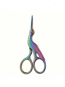 Professional Bionic Crane Type Eyebrow Trimming Scissors For Eyebrow Nose Hair Beard Ear Hair All Kinds Of Hair Trimming Neutral And Neutral Makeup Care Scissors Salon And Nail Art Embroidery Scissors Thread Scissors Household Eyebrow Trimming Scissors,Nail Supplies,Nail Tools,Nail Art Tools,Back To School,Nails,Nail Tools For Press On Nails - Multicolor - View 11