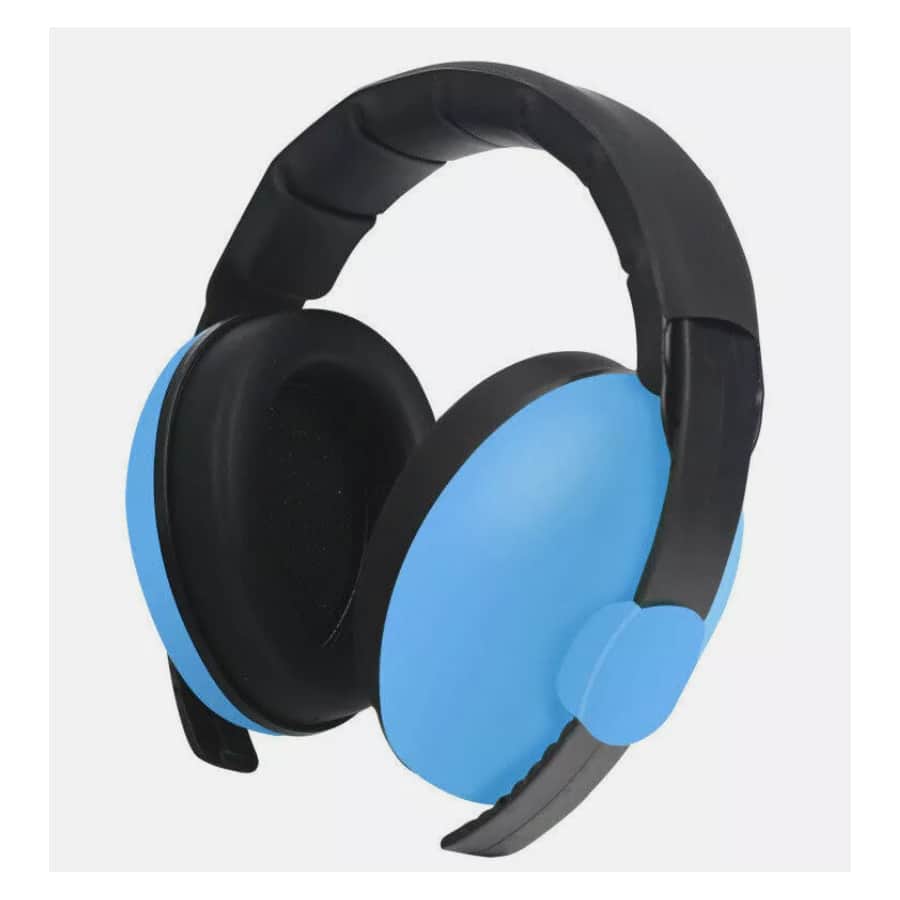 Kids Child Baby Ear Defenders Children Muffs Noise Reduction Earmuffs Protectors Available In Blue, Green, And Pink, The Adjustable And Portable Noise Cancelling Headphones Suitable For Children Aged 1-3