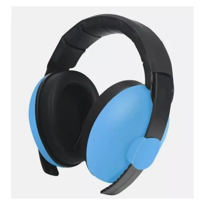 Kids Child Baby Ear Defenders Children Muffs Noise Reduction Earmuffs Protectors Available In Blue, Green, And Pink, The Adjustable And Portable Noise Cancelling Headphones Suitable For Children Aged 1-3
