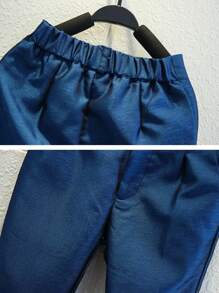 Young Boy Suit Set, Cute Formal Pageboy Outfit, Piano Performance Attire, British Style Gentleman For Spring/Autumn - Royal Blue - View 8