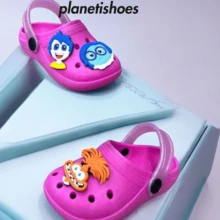 Fun Emotions Comfortable Slippers For Men And Kids - Màu Hồng Tươi - Xem 5