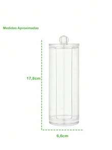 Cotton Swab Holder Practical Storage Support Cotton Multipurpose Organizer Decoration Hygiene Bathroom - 亞克力棉托 - 查看 3