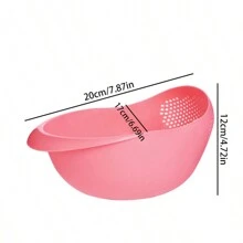 1 件多用途储物篮，现代风格食物沥水篮，水果、蔬菜、大米和谷物储存，厨房收纳盒和橱柜，厨房配件 - 多色 - 查看 3