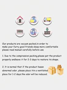 1 pieza Tienda para mascotas con estampado floral, diseño delgado y transpirable lavable, adecuado para gatos y perros pequeños, se puede usar tanto en interiores como en exteriores, para todo el año