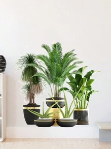 2入組植物圖案牆貼 - 彩色 - 查看 10