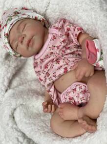1 Pc 18 Inch Pascale Full Body Silicone Bebe Reborn Girl Handmade 3D Painted Skin Newborn Silicone Babies For Children Gifts - Silicone Doll - View 4