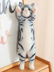 招财猫毛绒玩具，9.84 英寸，柔软可爱的动物小猫玩偶，举起双手，适合作为儿童礼物，是节日、生日、家居装饰的完美礼物 - 彩色 - 查看 16