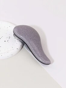 Tangle-Free Hair Brush, Lightweight Brush And Comb Suitable For Women, For Wet Or Dry Hair, Fine, Curly, Thick, African Hair, Shiny Comb - Silver - View 3
