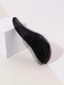 Tangle-Free Hair Brush, Lightweight Brush And Comb Suitable For Women, For Wet Or Dry Hair, Fine, Curly, Thick, African Hair, Shiny Comb - Silver - View 2