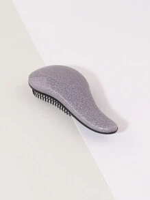 Tangle-Free Hair Brush, Lightweight Brush And Comb Suitable For Women, For Wet Or Dry Hair, Fine, Curly, Thick, African Hair, Shiny Comb - Silver - View 4