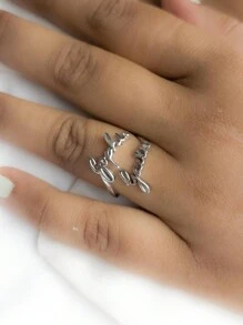 Anéis personalizados com dois nomes para mulheres e homens, diâmetro de abertura de 17 mm, anel de aço inoxidável personalizado, unissex, nomes duplos, joias personalizadas, melhores amigos, festa de casal, aniversário, presentes de Natal