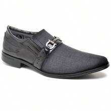 Men's Black Comfort Dress Shoes - màu đen - Xem 1