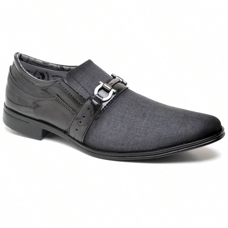 Men's Black Comfort Dress Shoes - màu đen - Xem 1