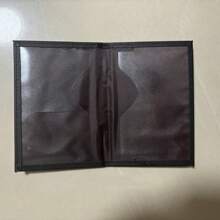 Chic Personalized Passport Holder For Women & Teens - Initial PU Leather Wallet With 26 Letter Patches, Stylish Travel Card Case, Perfect Unique Gift For Her, Enhance Your Jetset Style Travel Essentials School Back To School School Supplies Holiday Holiday Essentials Vacation Accessories Passport Cover - Black - View 5