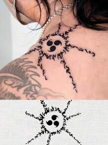 5 cái/bộ thiết kế hình xăm lời nguyền hoạt hình phong cách tối, hình xăm tạm thời cosplay gợi cảm bền bỉ, hình xăm giả dễ thương nhiều màu sắc không thấm nước cho nam và nữ, kéo dài 1-5 ngày - Nhiều màu - Xem 3