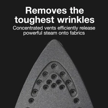 Non-Stick Adjustable Steam Iron With Spray And Steam-Burst - Blue - View 3