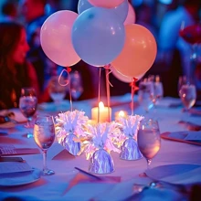 2/4 piezas Pesos de globo de papel de aluminio de colores, pesos de globo de gran resistencia, pesos de globo de papel de aluminio, decoración de mesa para fiestas de cumpleaños y bodas, pesos para globos de helio, bricolaje con globos, Navidad