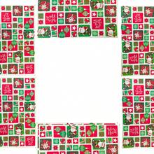 Polypropylene Placemat With 6 Places Christmas Print Santa Claus Tree Sousplat With Coasters - 綠色 - 查看 4