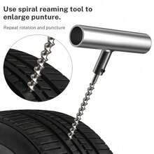 28Pcs Emergency Tyre Repair Kit Heavy Duty Car Tire Vehicle Puncture Wheel Plug - Blue - View 8