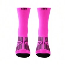 1 Pair Bicycle Socks Sports Running Compression Socks Bicycle Sports Football Socks - Multicolor - View 7