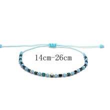 1pc Fashionable And Simple Bohemian Style Glass Bead Hand-Woven Drawstring Bracelet, Couple Style All-Match Bracelet - Multicolor - View 11
