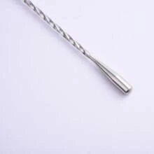Multi-Functional Stainless Steel Barspoon With Thread, Coffee And Milk Tea Stirring Spoon, Kitchen Utensil, For Outdoor, Camping - Silver - View 5