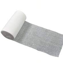 1 件万圣节服装恐怖妆容带假绷带伤口流血绷带装饰道具，圣诞节 - 白色 - 查看 6