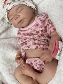1 Pc 18 Inch Pascale Full Body Silicone Bebe Reborn Girl Handmade 3D Painted Skin Newborn Silicone Babies For Children Gifts - Silicone Doll - View 2