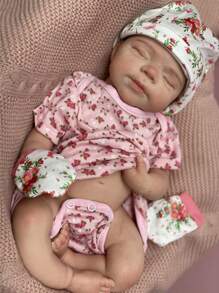1 Pc 18 Inch Pascale Full Body Silicone Bebe Reborn Girl Handmade 3D Painted Skin Newborn Silicone Babies For Children Gifts - Silicone Doll - View 5