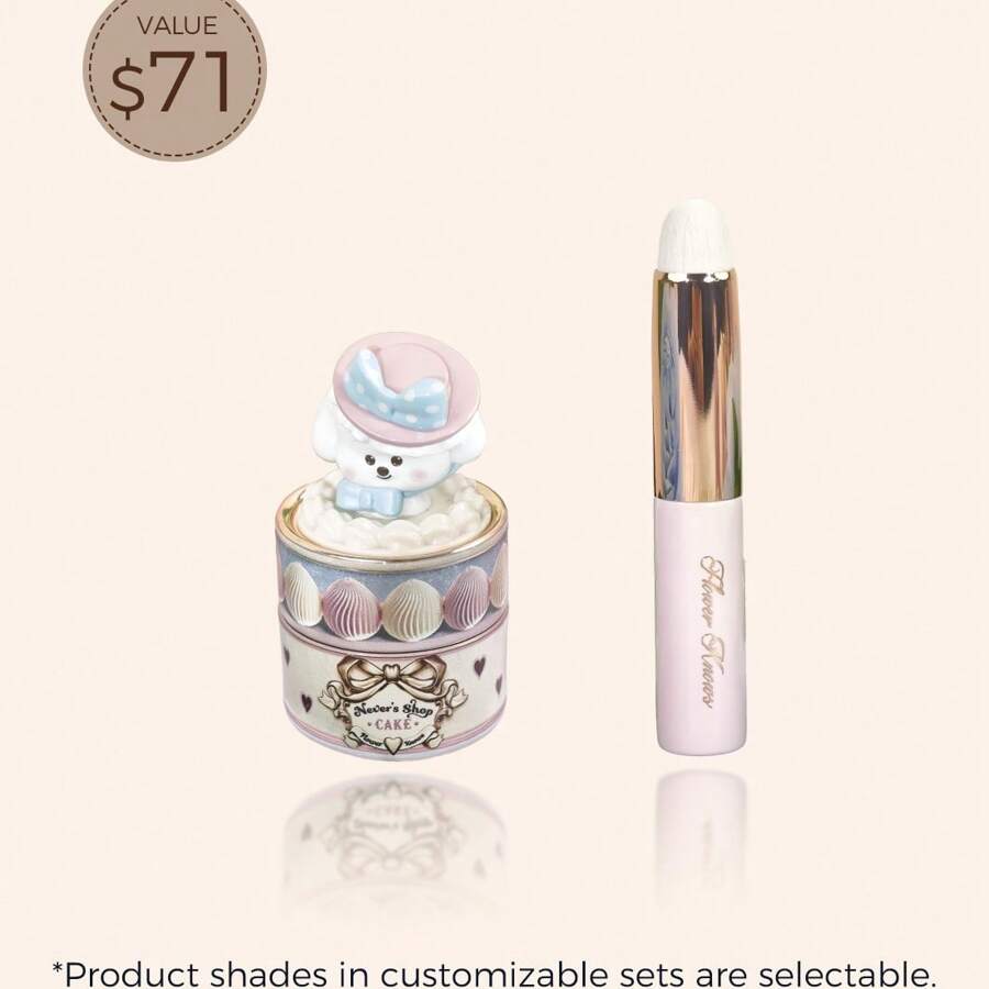 Never's Shop Collection Creamy Matte Lipstick Christmas Halloween Thanksgiving Gift - Kem dâu tây - Xem 1