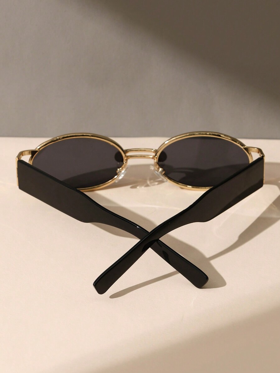 Vintage 1pc Classic Oval Shaped Gold Frame & Tea Legs Decor Fashion