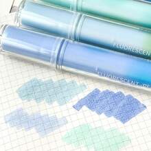 Bộ 4 bút dạ quang, bút dạ quang đầu cọ xiên màu huỳnh quang dùng để vẽ tranh - Nhiều màu - Xem 4