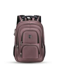 Unisex Backpack Water Resistant Waterproof Reinforced Steel Cable And Anti-Theft Padlock For School Travel Social Elegant Great Promotion Random Model Shipping - màu nâu - Xem 7