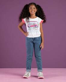 Children's Jeans - 藍色 - 查看 1
