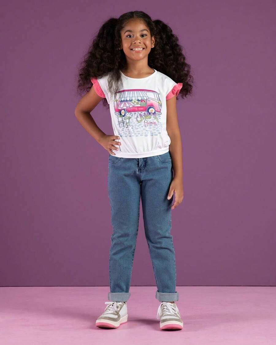 Children's Jeans - 藍色 - 查看 1