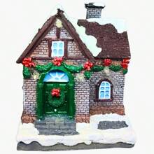 Christmas House Christmas Scene With Light Ornament Decoration - Nhiều màu - Xem 5