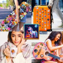 50 miếng dán Halloween, miếng dán bầu không khí ma bí ngô dễ thương vui nhộn cho sổ lưu niệm, trang trí tiệc sinh nhật, ốp lưng điện thoại máy tính xách tay, miếng dán vinyl tuyệt vời cho người lớn, thanh thiếu niên - Nhiều màu - Xem 6