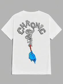 Unisex Smoke T-Shirt 100% Cotton Streetwear New Release Shipping Various Colors!! - trắng - Xem 1